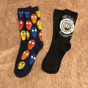 NWOT Rick and Morty Socks